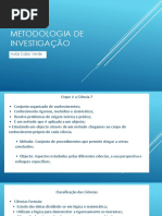 Metodologia de Investigação Aulas Cv