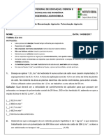 3ª Avaliação de Mecanização Agrícola - Pulverização Agrícola.docx