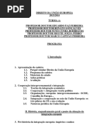 Programa LIC Direito Da Uniao Europeia TA 201516