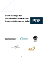 Sustainable Construction Strategy Draft