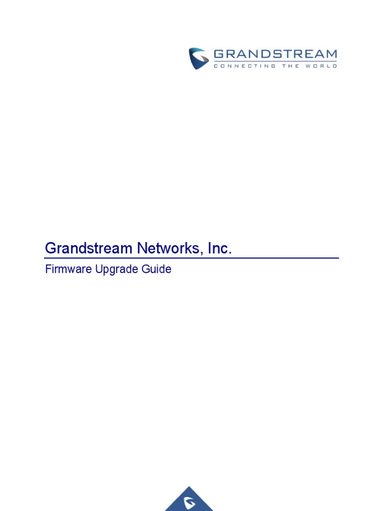 Firmware Upgrade Guide Grandstream Networks PDF Hypertext Transfer