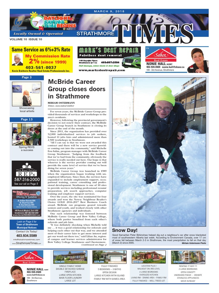 March 9, 2018 Strathmore Times | PDF | Traditional Chinese Medicine ...