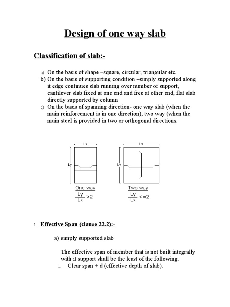 One Way Structure