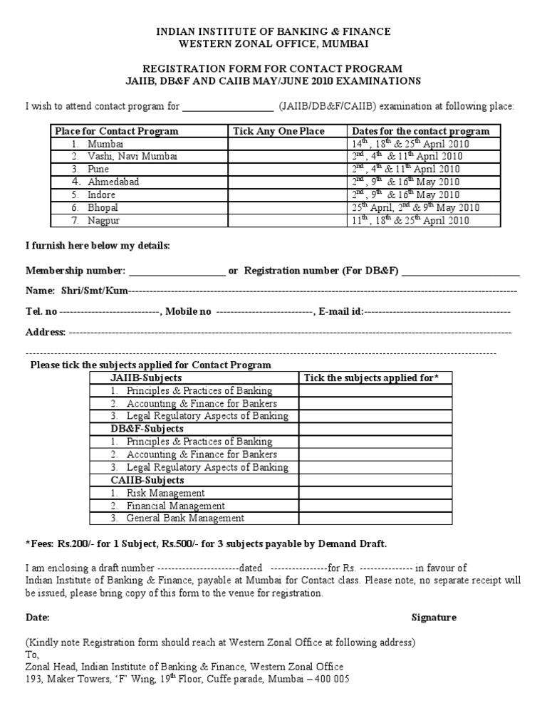 Indian Institute of Banking and Finance Contact Phone Number is : +91-022-2503974696049907 and Address is Kohinoor City, Commercial  II, Tower-I, 2nd  3rd Floor, Kirol Road, Off-L.B.S Margm, Kurla- West, Mumbai - 400 070, Maharashtra, 