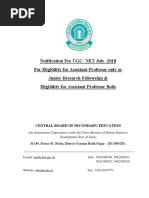 Bulletin UGC NET July 2018