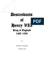 Descendants of Henry VII