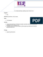 Count: Topics/Skills: Communication, Strategic Planning, Adapting A Plan, Trial and Error Supplies