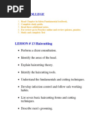 Basic Barbering Techniques Guide | PDF | Hairstyle | Hair