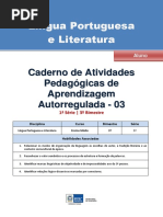 Lingua Portuguesa Regular Aluno Autoregulada 1s 3b
