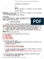 Armazém de Textos - Artigo - Classificação e Atividades Com Gabarito - Ensino Fundamental