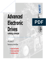 Advanced Electronic Drives: AY 2016 17 Francesco Musolino