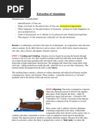 Aluminium Extraction