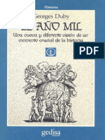 Georges Duby - EL ANO MIL Una Interpreta PDF