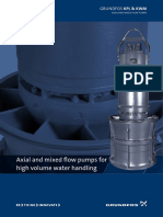 Axial and Mixed Flow Pumps For High Volume Water Handling: Grundfos KPL & KWM