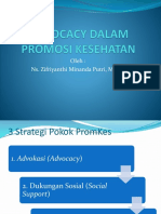 Advocacy Dalam Promosi Kesehatan