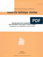 Modelisation Numerique Des Massifs Rocheux Fracturés PDF