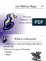 Decision Making Magic: Decisions: Definition, Types, Process and Benefits