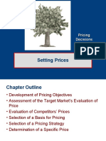 Setting Prices: Pricing Decisions