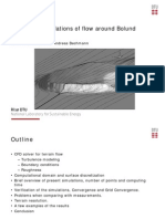 RANS CFD Simulations of Flow Around Bolund: Niels N. Sørensen and Andreas Bechmann