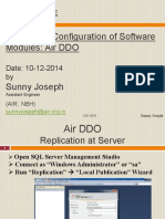 Configure SQL Express Replication for AIR DDO Software