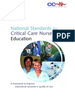 12.01.23.national Standards For Critical Care Nurse Education 2011