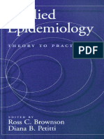 Applied Epidemiology