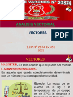 Análisis vectorial: magnitudes, representación y cálculo de vectores