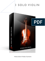 Studio Solo Violin: Produced by Troels Folmann