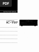 Icom IC-737 Instruction Manual