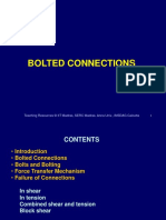 Bolted Connections: Teaching Resources © IIT Madras, SERC Madras, Anna Univ., INSDAG Calcutta