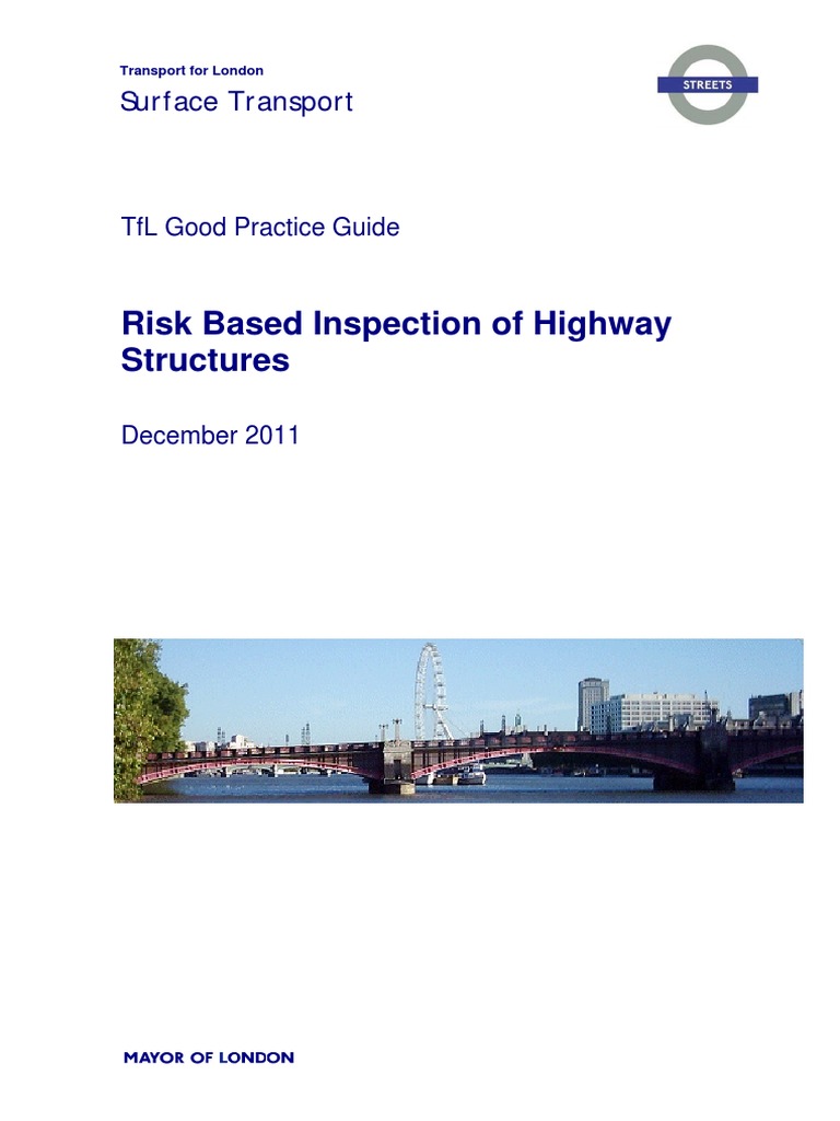 Risk-Based Inspections for Highways | PDF | Risk | Risk Management