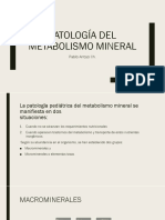 Patología Del Metabolismo Mineral