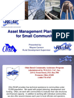 Asset Mgmt Plan Review for Small Communities