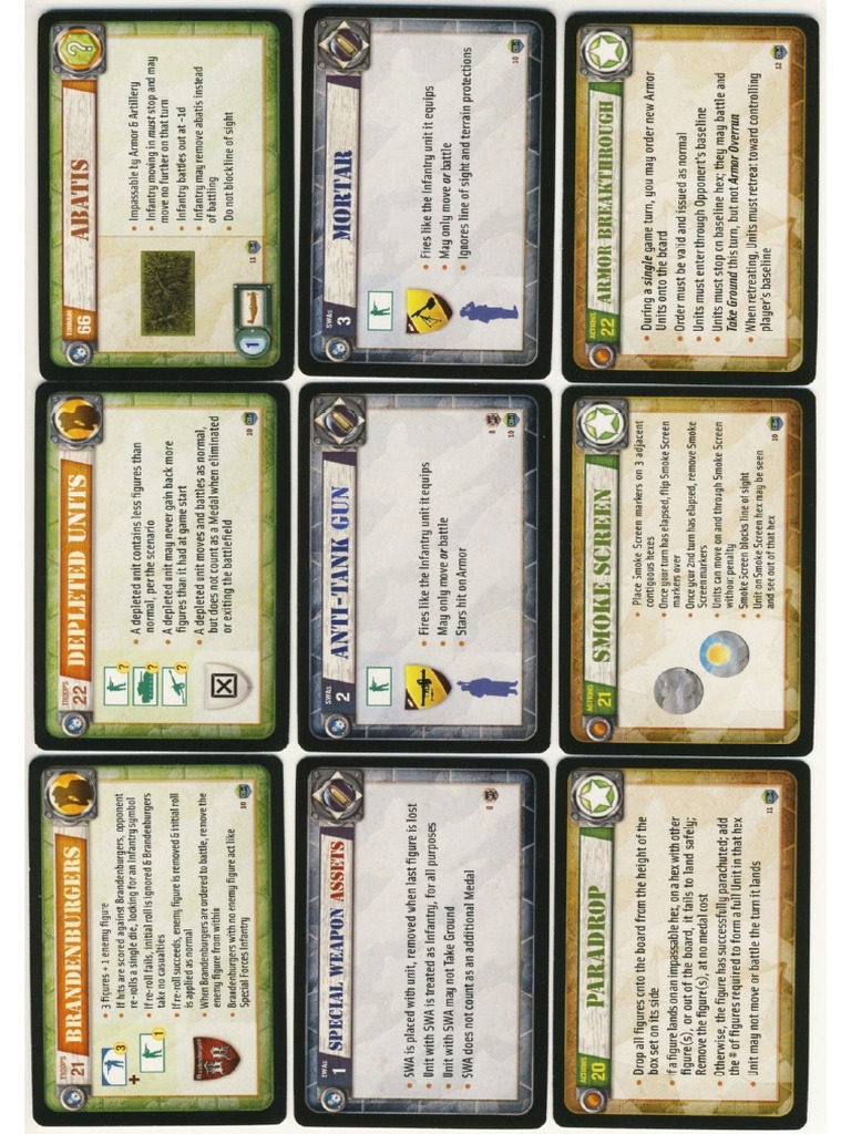 Memoir 44 Campaign Book - New Cards | PDF
