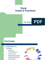 Excel Formulas & Functions Guide