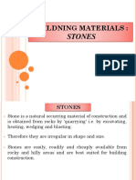 Buildning Materials:: Stones