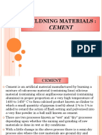 BUILDNING MATERIALS: CEMENT AND ITS TYPES</h1