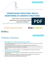 Sensor Based Structural Health Monitoring of Concrete Structures