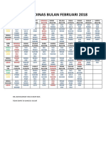 Jadwal Dinas Igd Februari