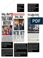 brexit newspaper annotations