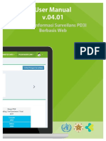 User Manual Sistem Informasi Surveilans PD3I Berbasis Web v.04.01