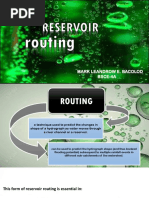 Reservoir Routing