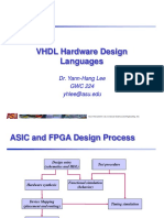 VHDL Hardware Design Languages: Dr. Yann-Hang Lee GWC 224 Yhlee@asu - Edu