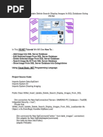 How To Insert Update Delete Search Display Images in SQL Database Using