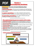 Capital Budgeting Decisions