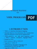 VHDL Presentation