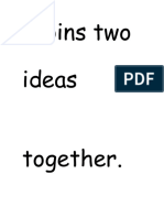 Joins Two Ideas Together