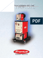 TransPuls Synergic 330/450 MIG/MAG Welding Machine Technical Data Sheet