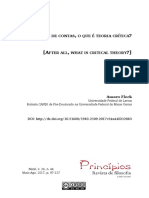 Afinal de Contas, o Que É Teoria Crítica