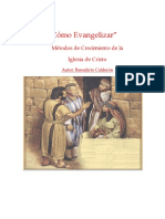 Metodos de Crecimiento de La Iglesias de Cristo Benedicto Calderon PDF